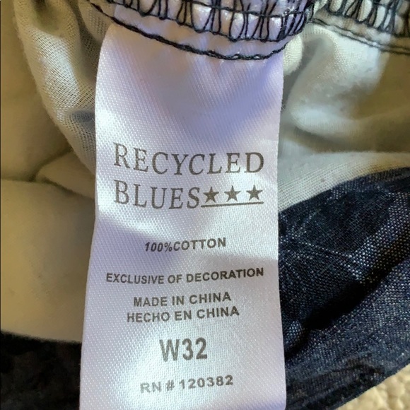 Men’s Blue Design Shorts - Picture 5 of 5